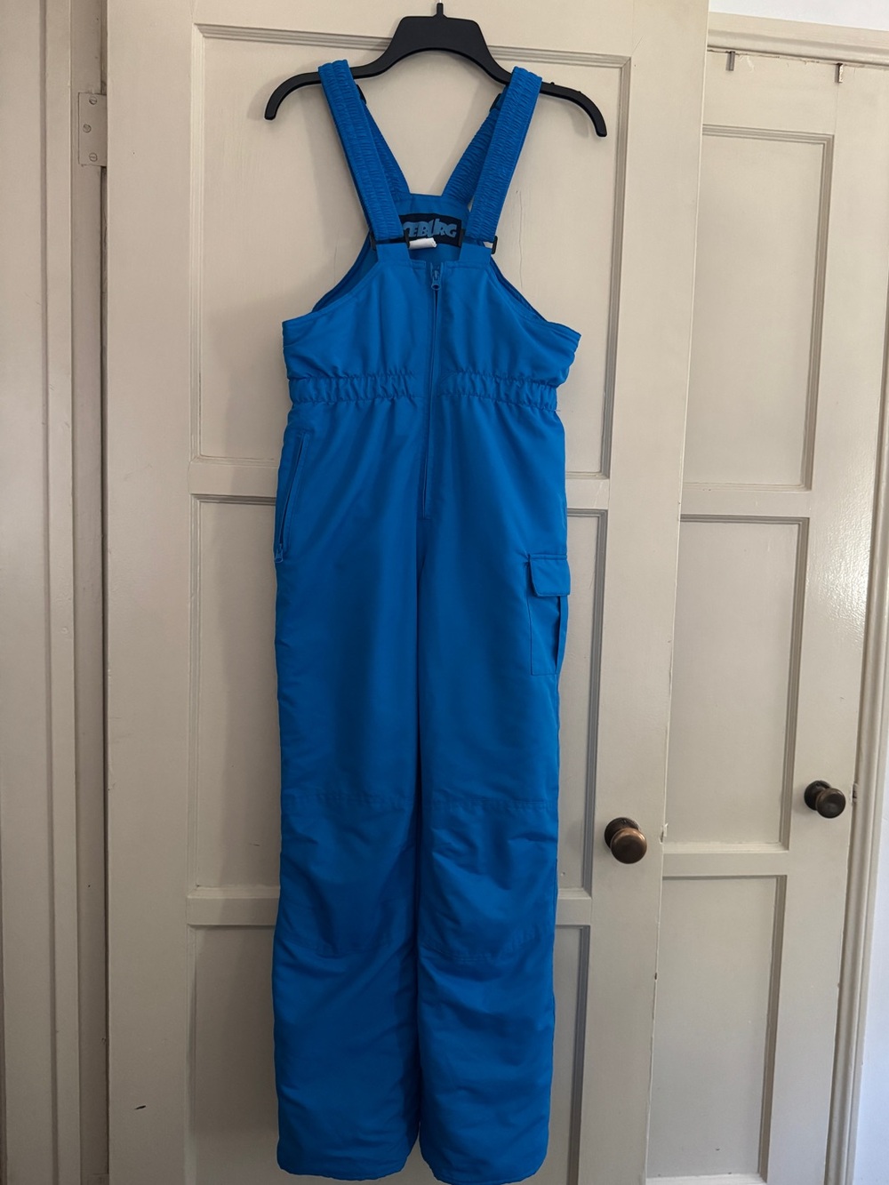 Iceberg Bright Blue Boys Snow Bib Size 14-16
